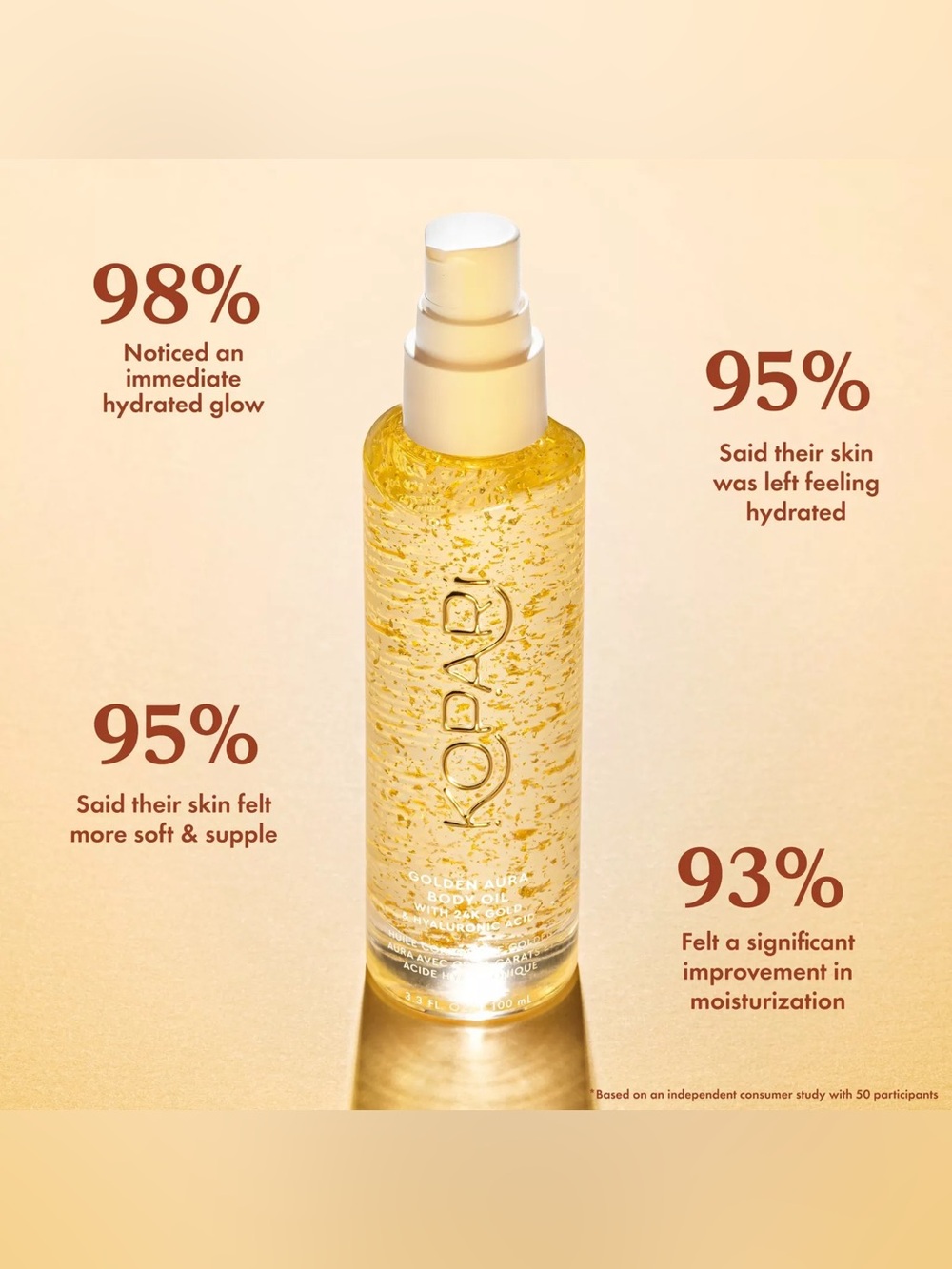 ✨ KOPARI Golden Aura Body Oil w/ 24K Gold + Hyaluronic Acid | NEW IN BOX ✨ - Picture 7 of 11